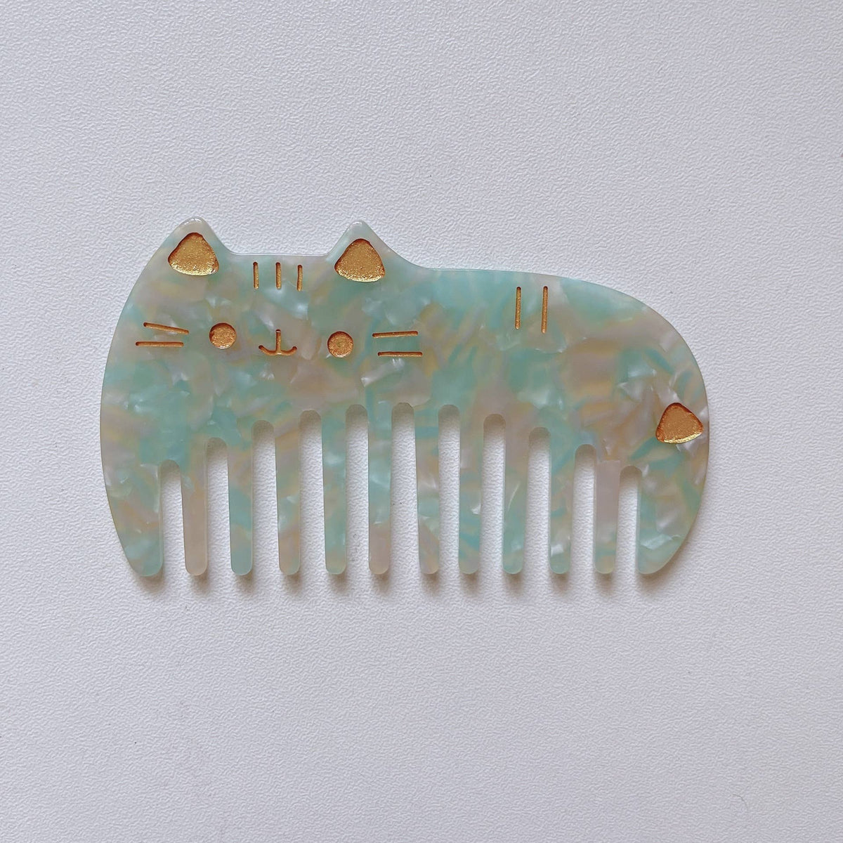 Cute Cat Wide Tooth Comb - Mini