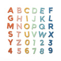 2" 36pc Rainbow Dream Magnetic Letters