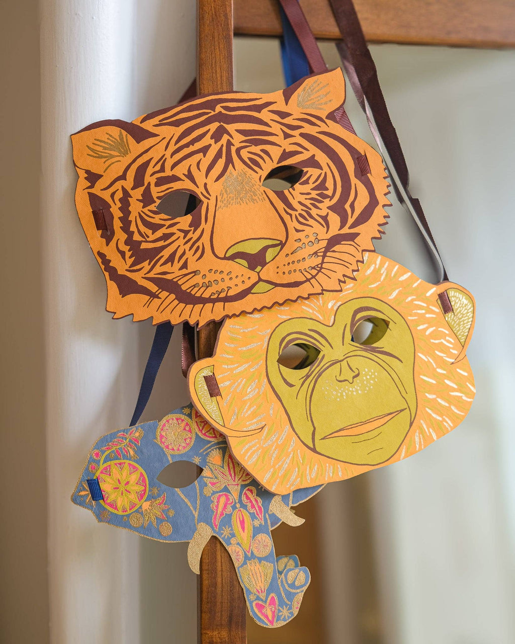 ANIMAL FANCY DRESS FACE MASKS