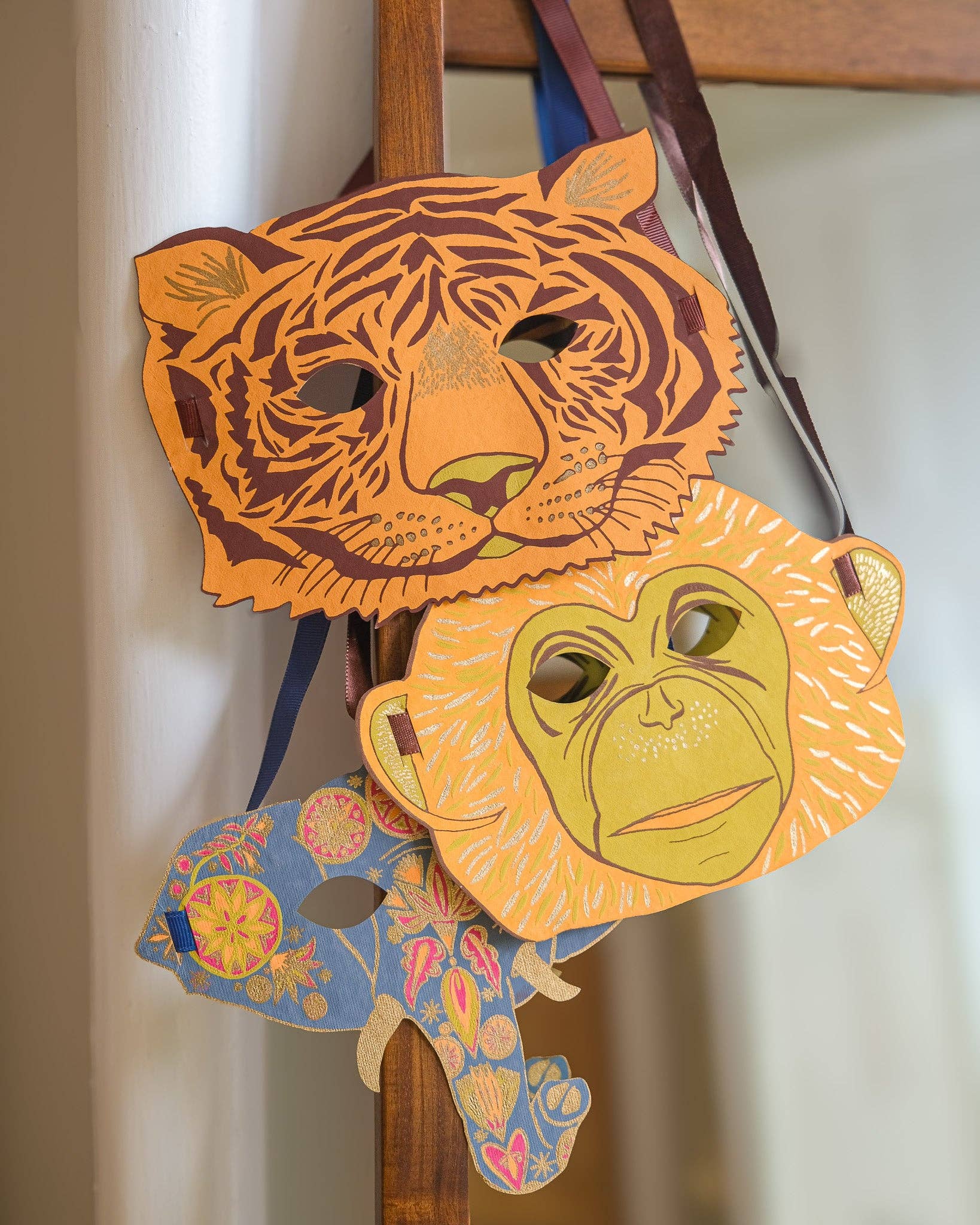 ANIMAL FANCY DRESS FACE MASKS