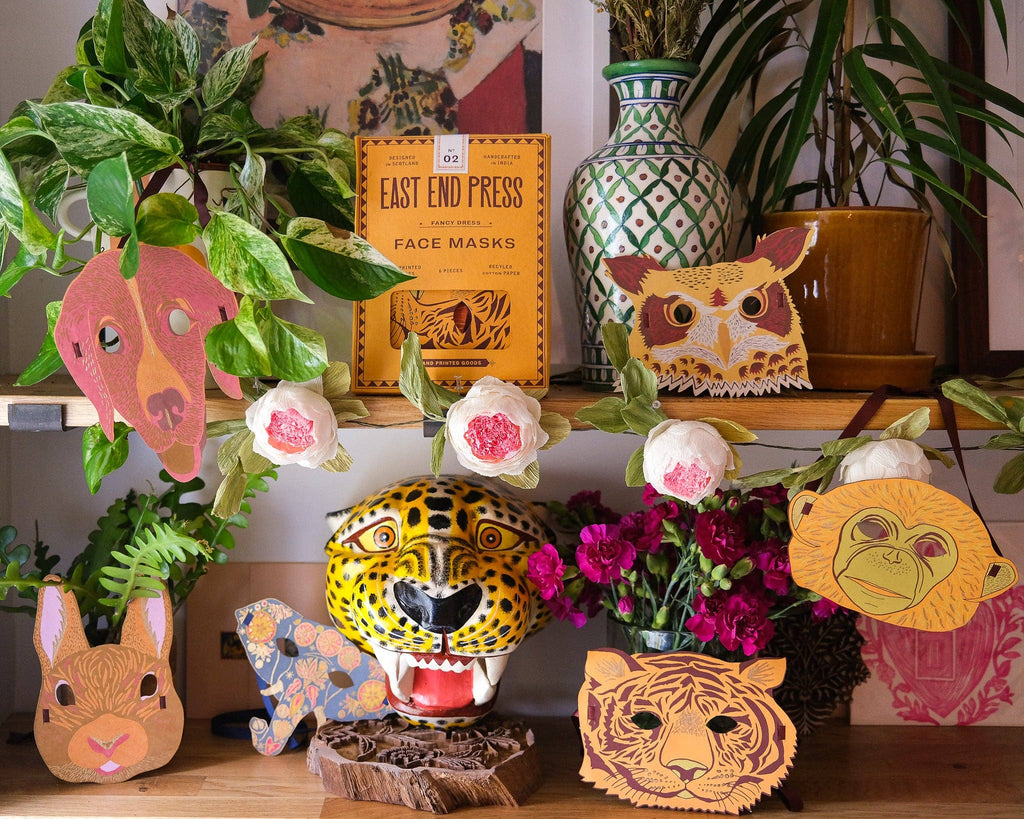ANIMAL FANCY DRESS FACE MASKS
