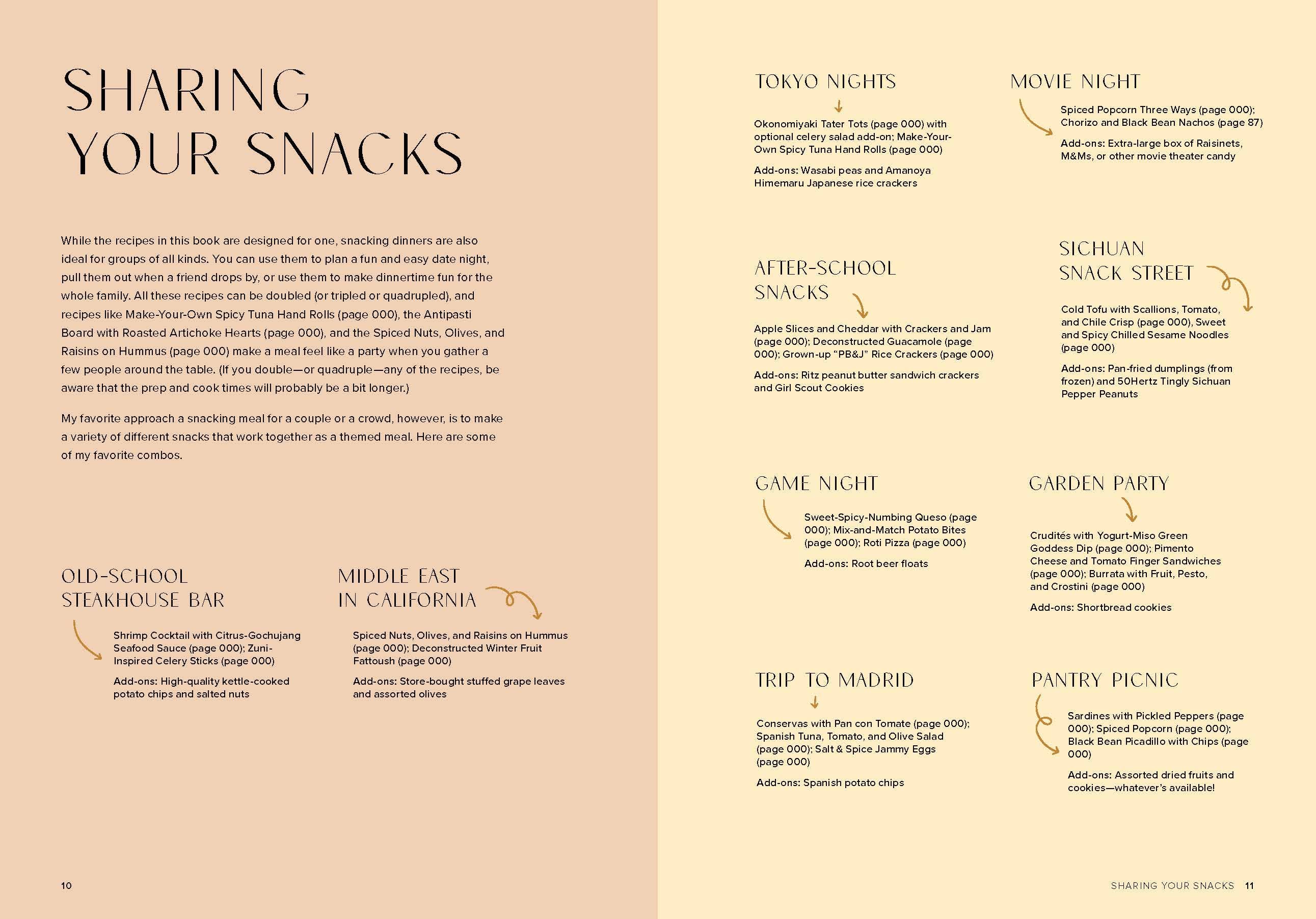 Snacking Dinners
