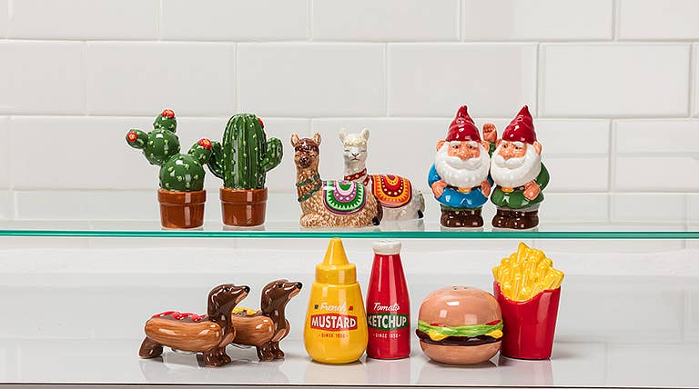 Garden Gnomes Salt & Pepper-3.5"H-1711
