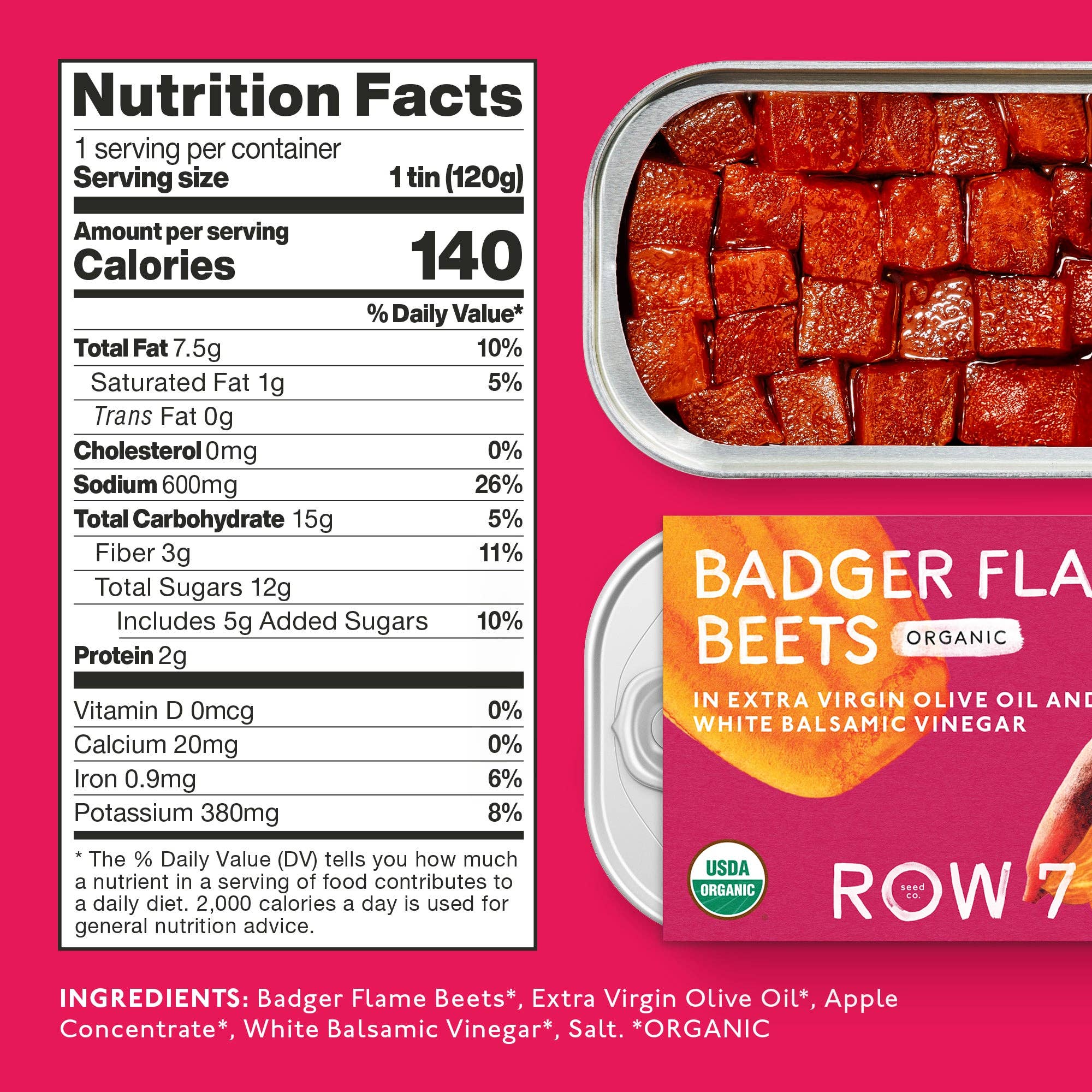 Badger Flame Beets Tin