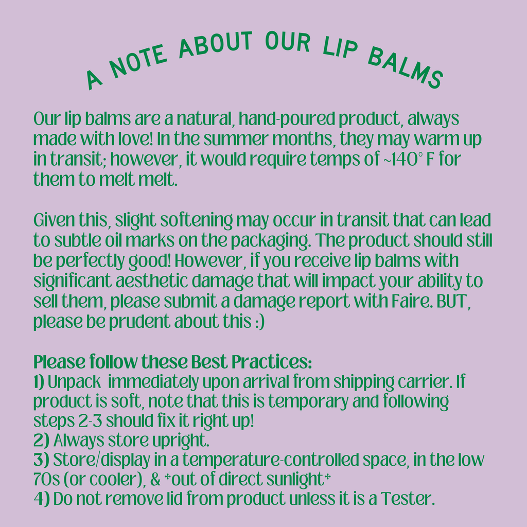 Blood Orange & Grapefruit Lip Balm/0.3 oz Biodegradable Tube