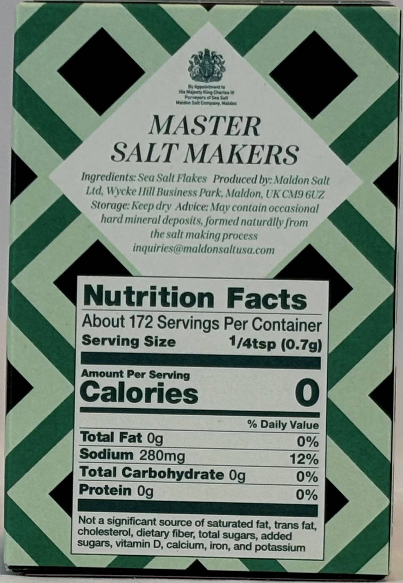 Maldon Sea Salt 4.4oz / 12 units in case
