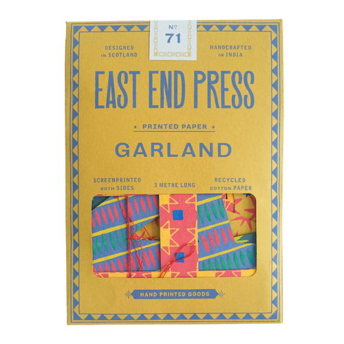 BRIGHT HAPPY BIRTHDAY SEWN GARLAND