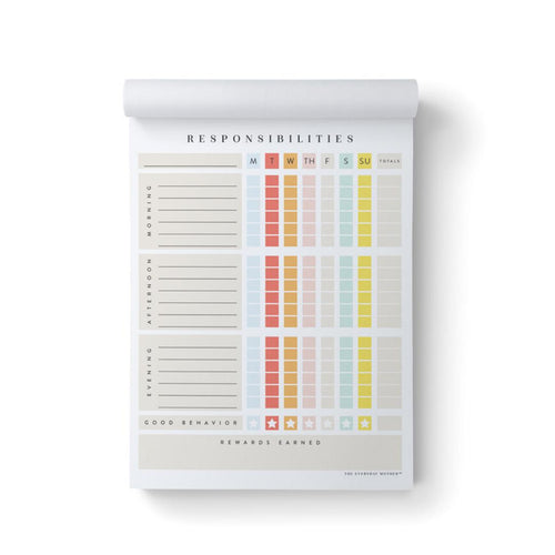 Chore Chart Notepad