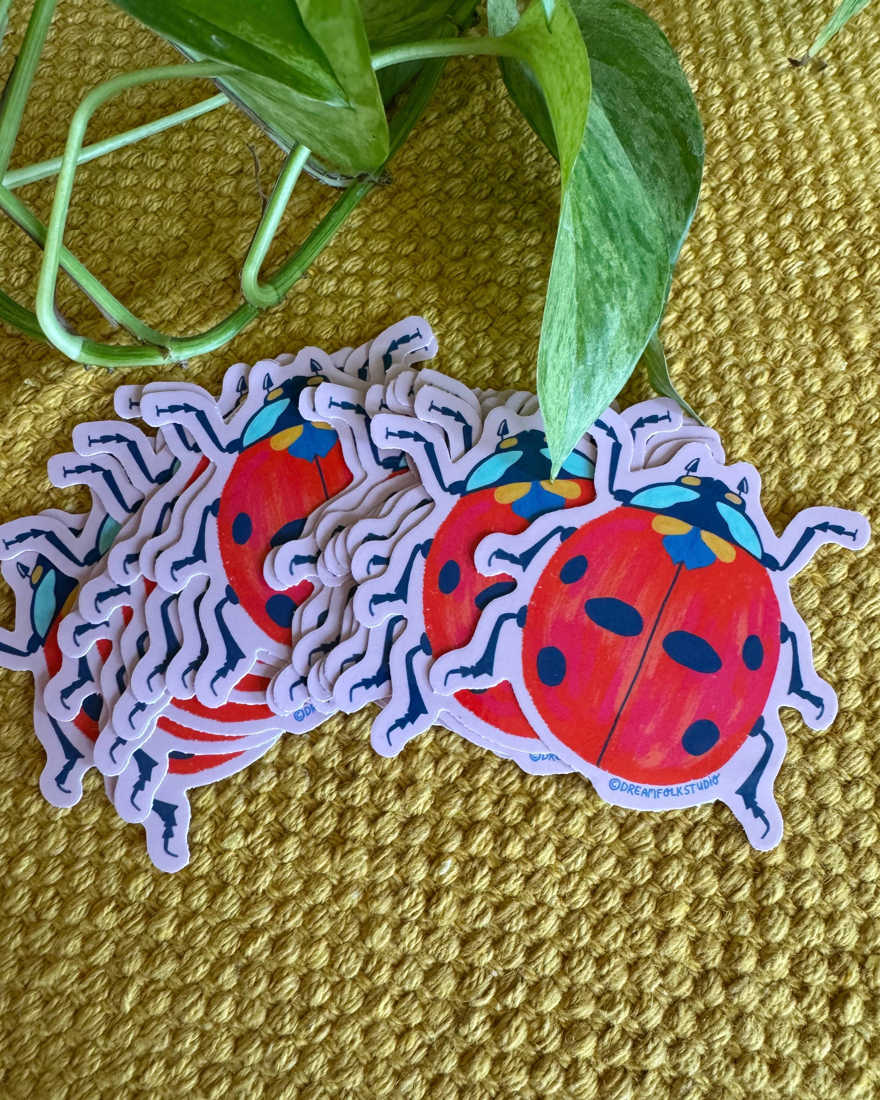 Ladybug Sticker - Ladybird - Insect - Nature Sticker