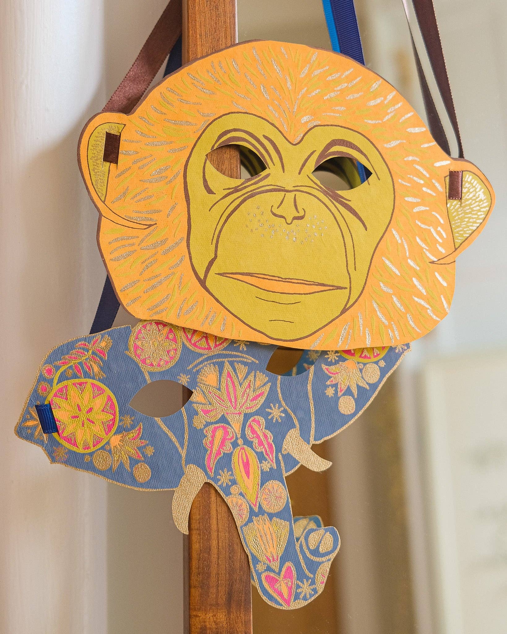 ANIMAL FANCY DRESS FACE MASKS