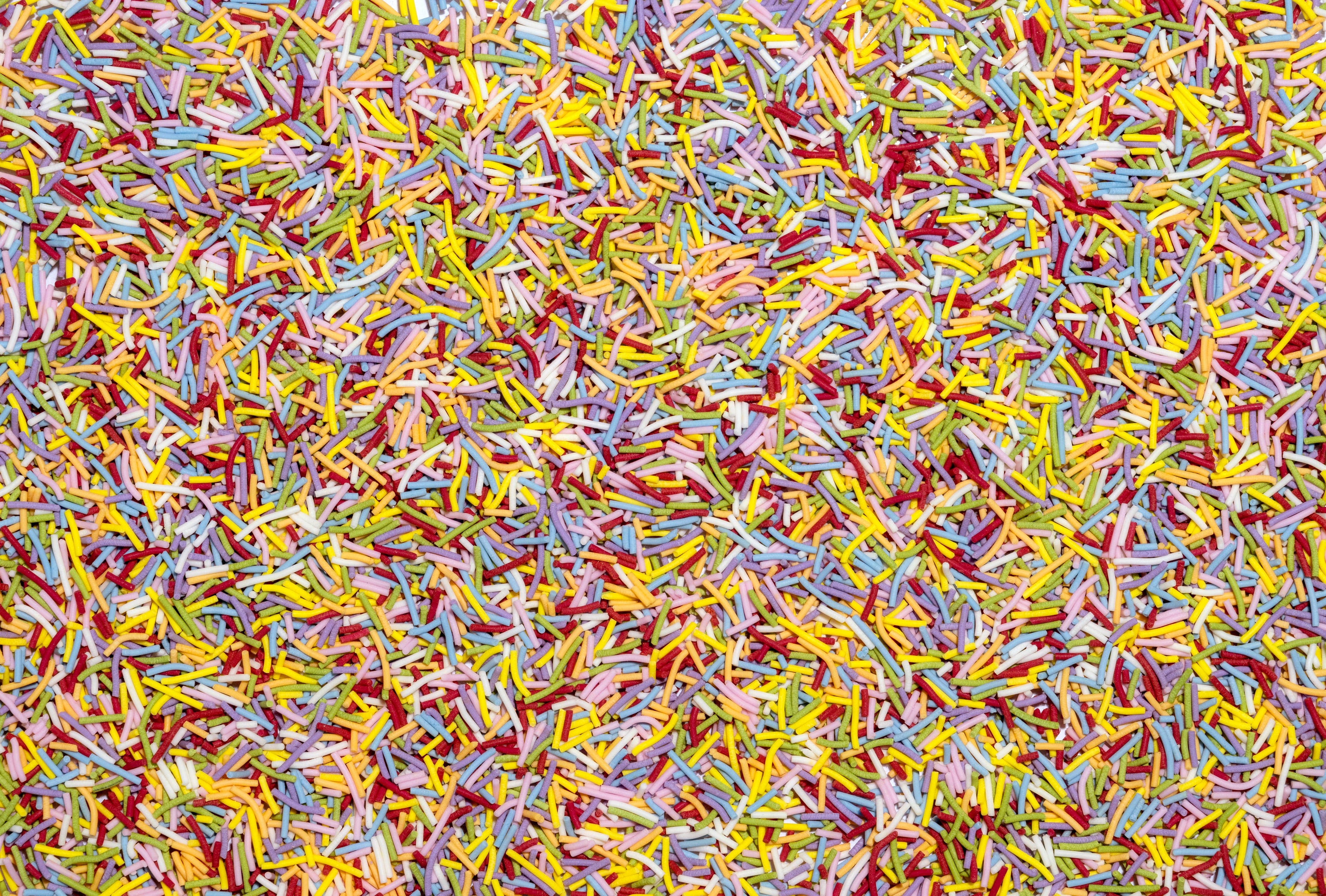 Dye-Free Rainbow Crunchies Sprinkles