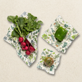 Bees Wrap Reusable Beeswax Food Wraps 3 Pack - Herb Garden