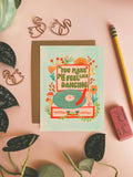 You Make Me Feel Like Dancing - Retro Greeting Card