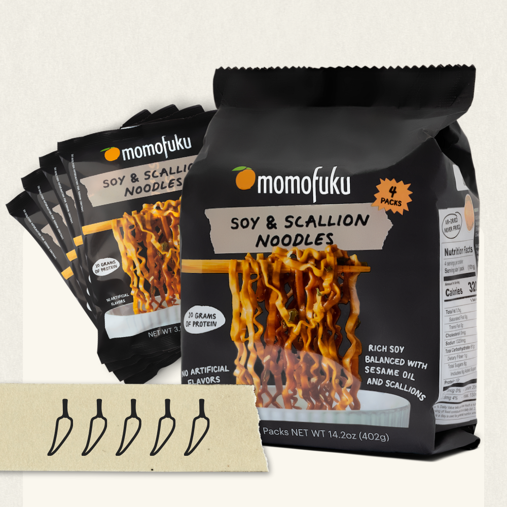 Soy & Scallion Noodles | 4 Packs