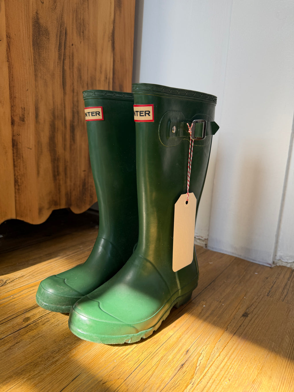 Kids Hunter Boots (size 1M/2F)