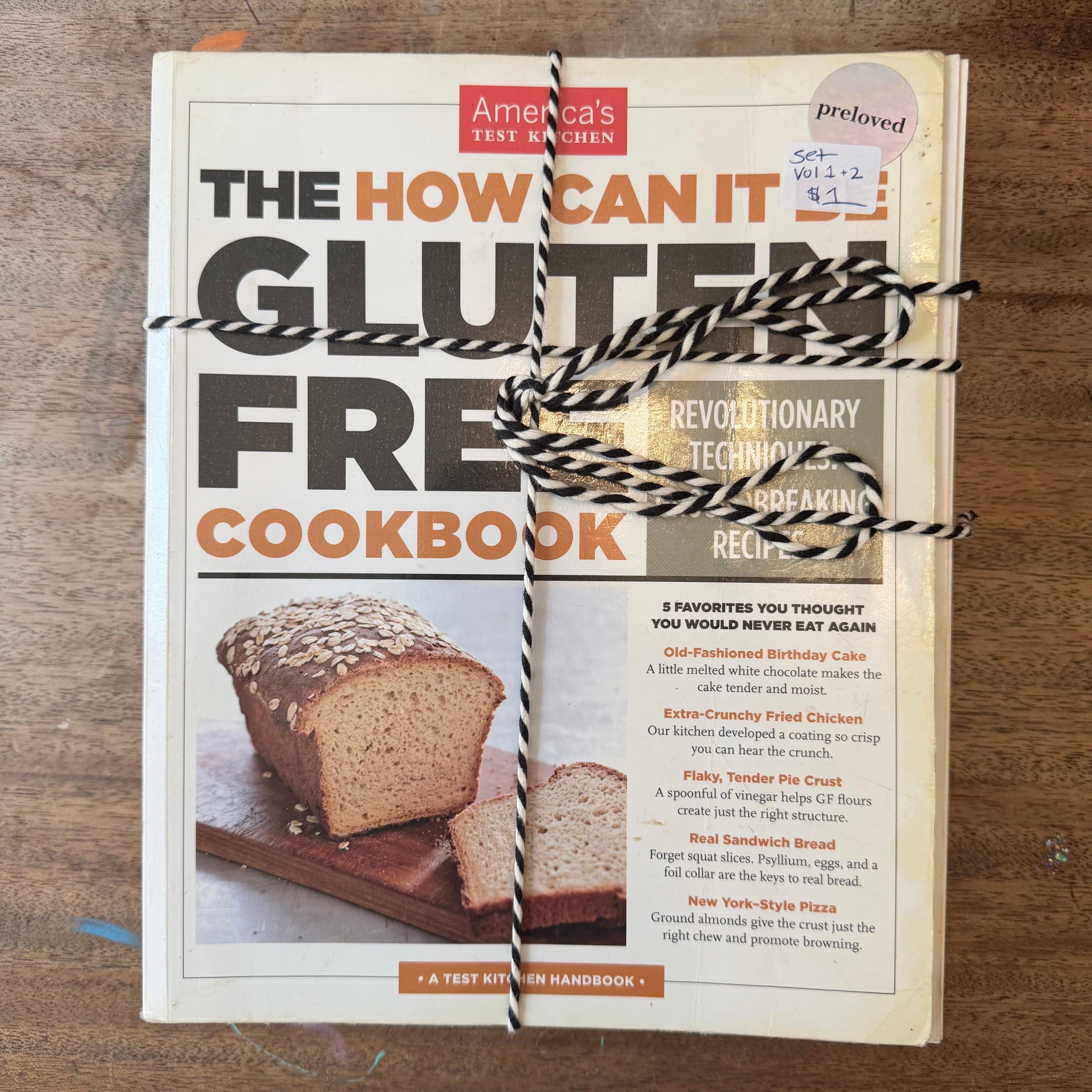 The How Can It Be Gluten Free Cookbook Series (2-Book Set: Vol. 1 + Vol. 2) (preloved)