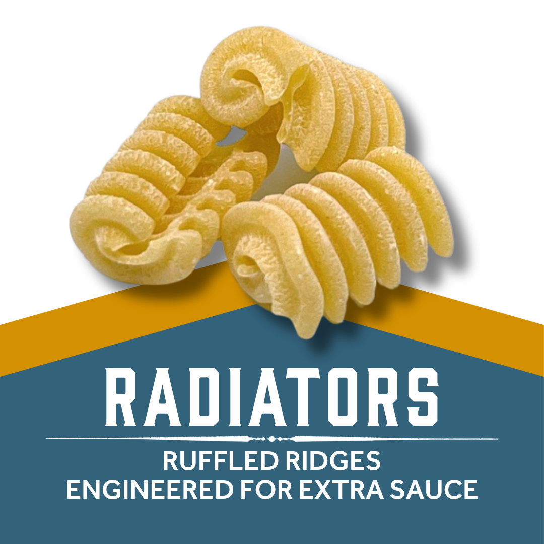 Radiators, Organic Durum Semolina Pasta