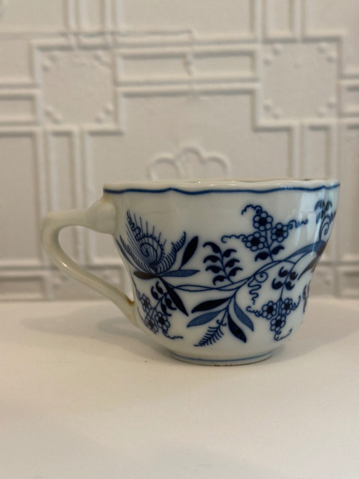 Vintage Blue Danube China Blue Onion Pattern Teacup
