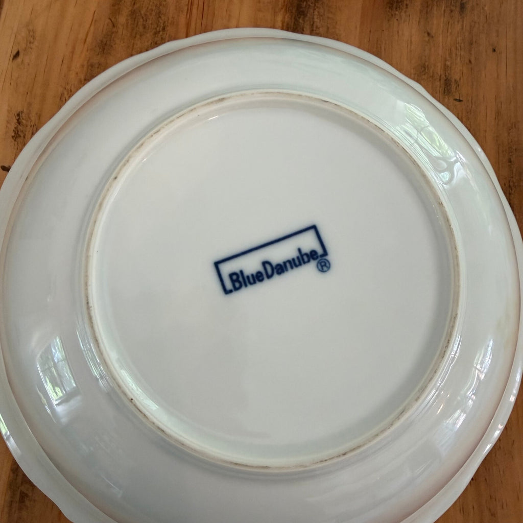 Vintage Blue Danube Fine China - 9" Scalloped Vegetable Bowl