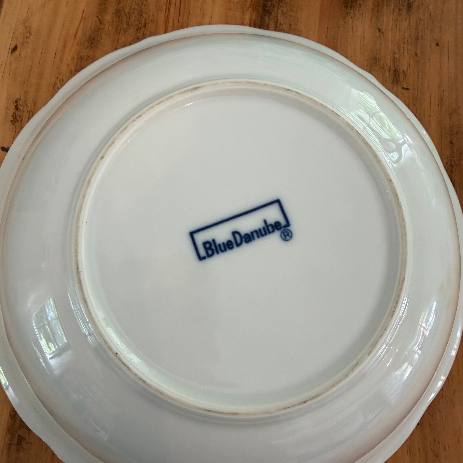 Vintage Blue Danube Fine China - 9" Scalloped Vegetable Bowl