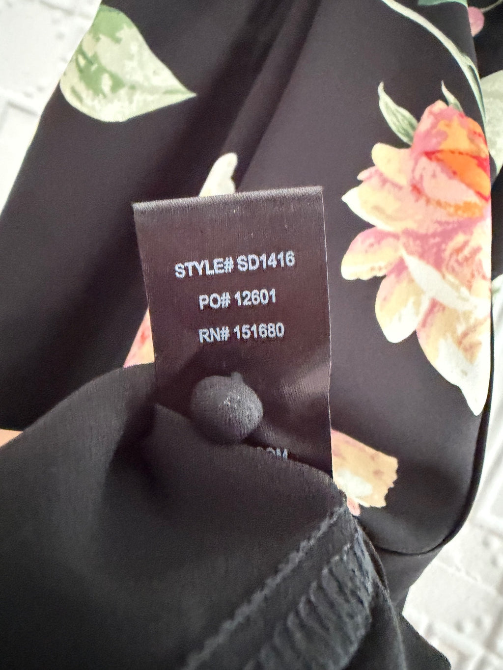 Lulus Aliso Black Floral Cutout Midi Dress XS