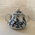 Vintage Blue Danube Fine China - Covered Sugar Dish (Blue Onion Pattern)