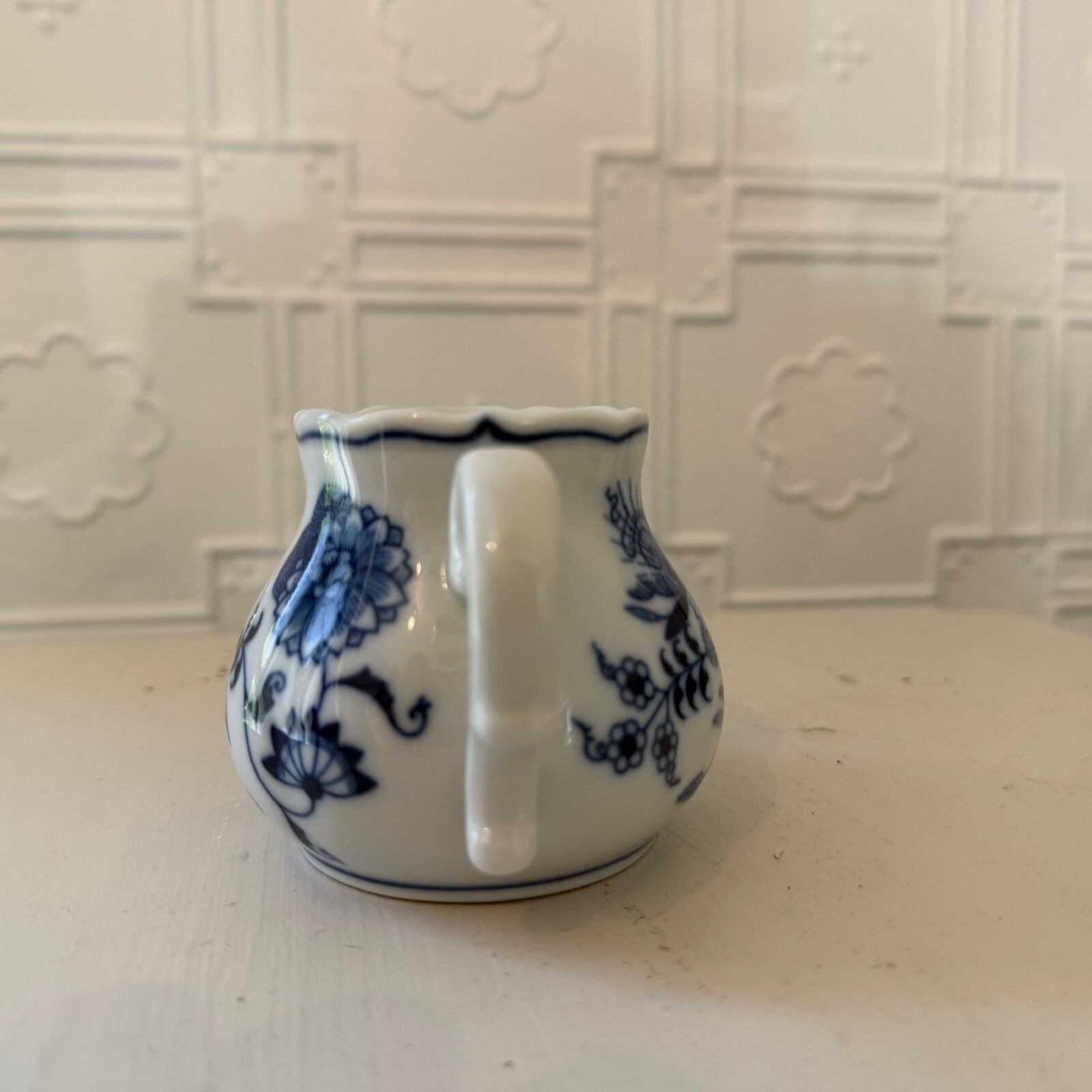 Vintage Blue Danube Fine China - Creamer Pitcher (Blue Onion)