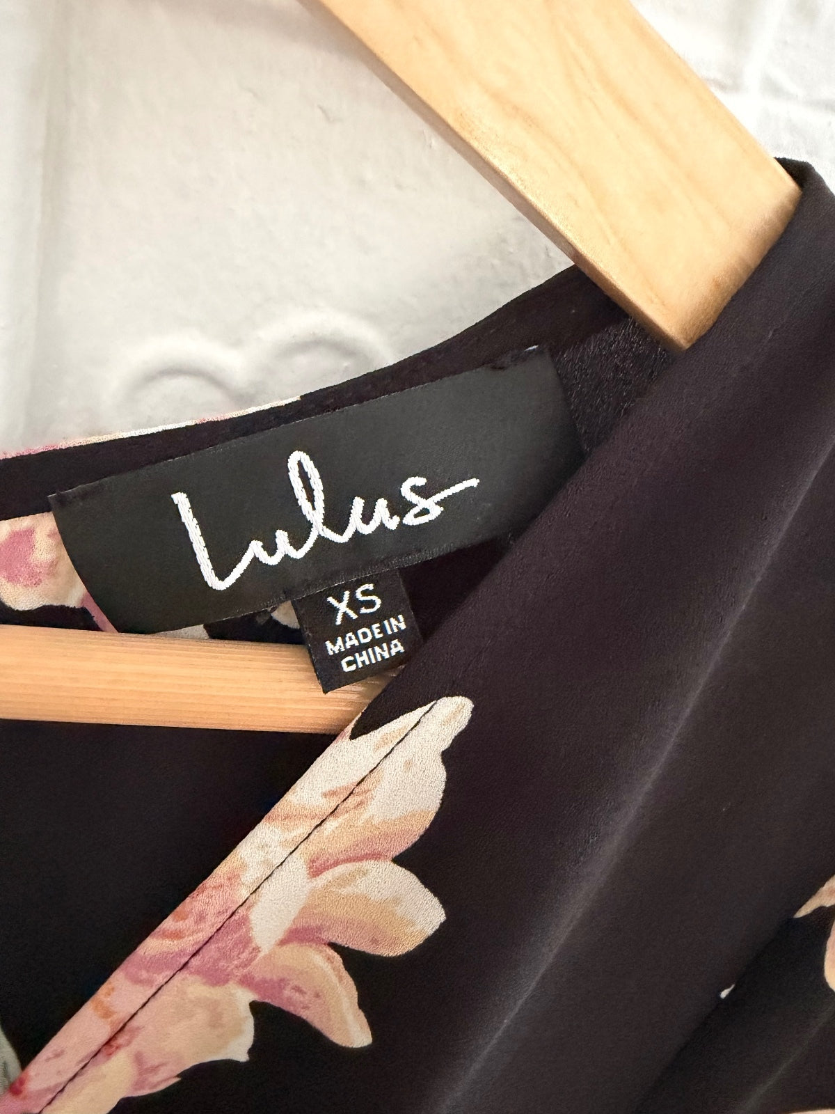 Lulus Aliso Black Floral Cutout Midi Dress XS