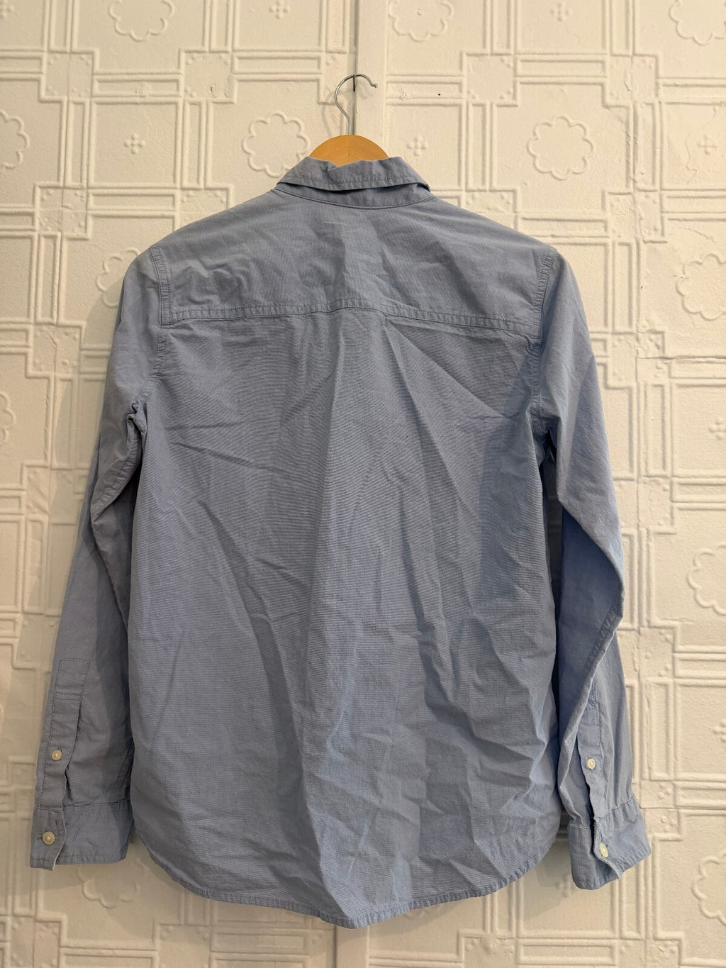 Abercrombie Kids Blue Oxford Button Down Shirt Size 15/16