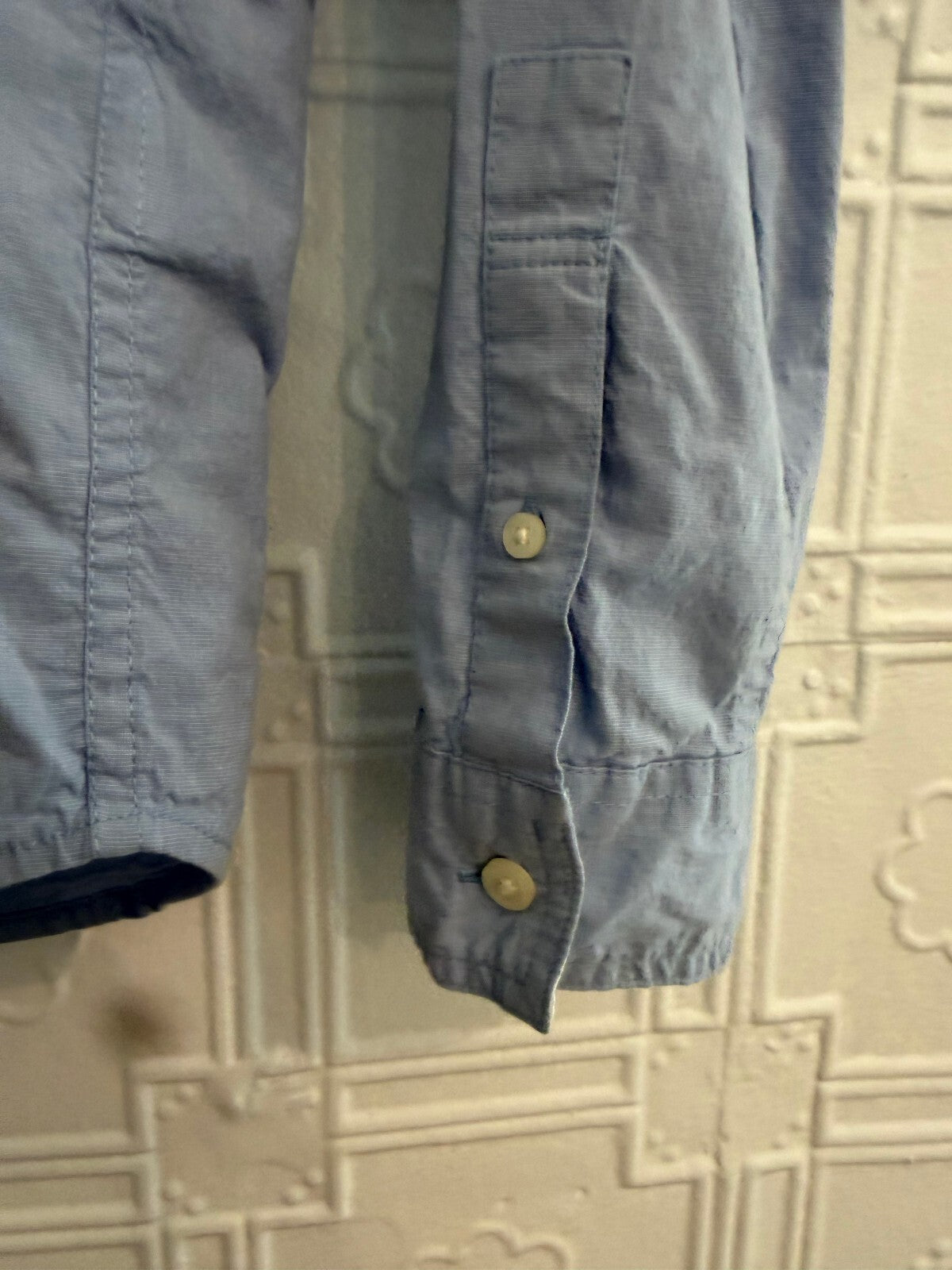 Abercrombie Kids Blue Oxford Button Down Shirt Size 15/16