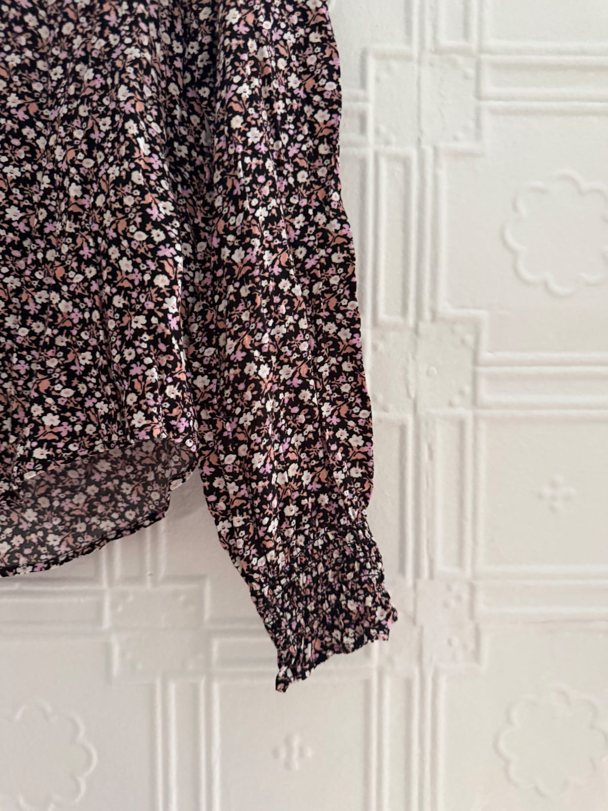 And Other Stories Paris Atelier Ditsy Floral Ruffle Blouse Size 0