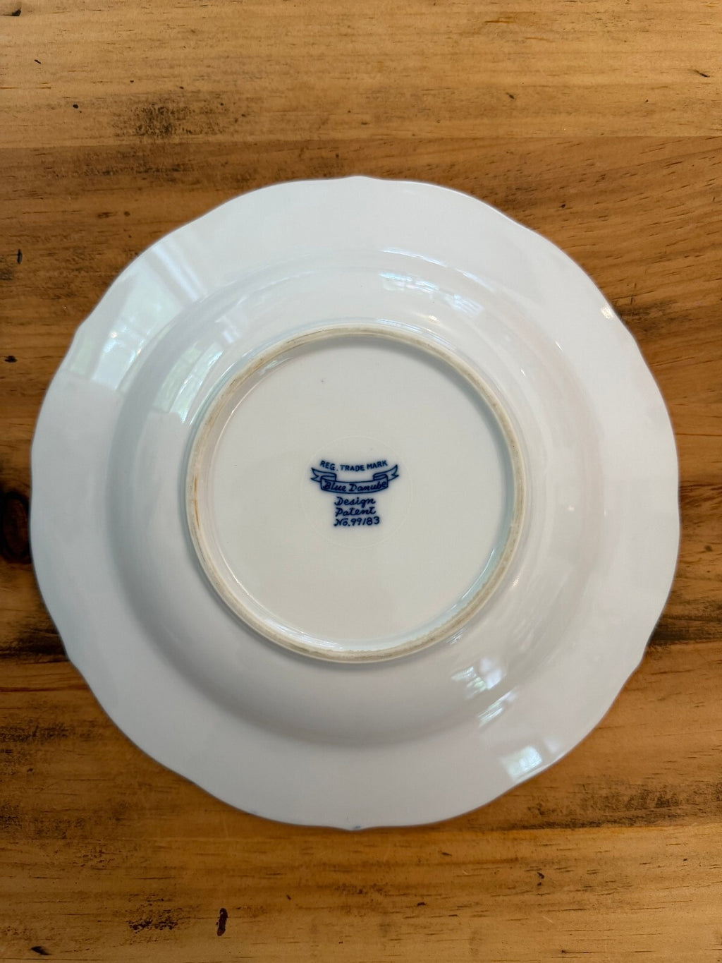 Vintage Blue Danube Fine China - 8.5" Salad / Dessert Plate