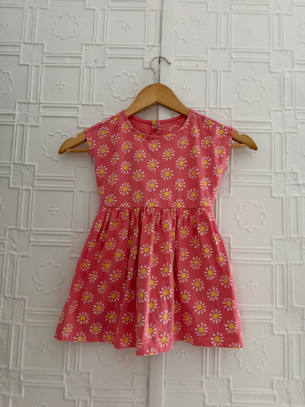 Primary Kids Pink Sun Print Dress Size 3