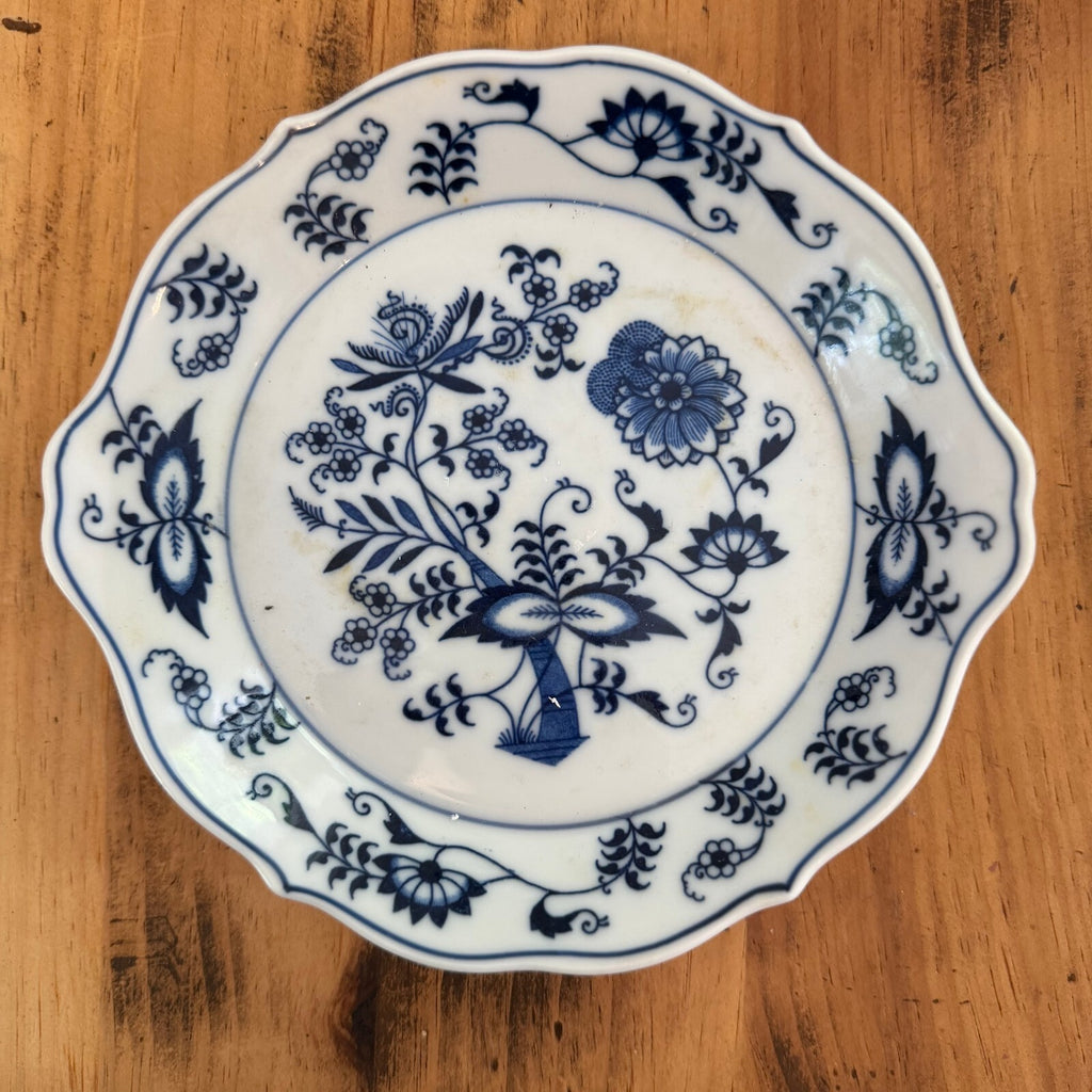 Vintage Blue Danube Fine China - 7" Round Fluted Ovenware Dish