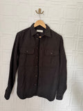 Everlane Men's Heavyweight Organic Cotton Overshirt Shacket Dark Heather Grey XS
