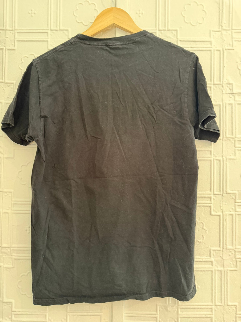 Nirvana Smiley Face Graphic Tee Black Size Medium