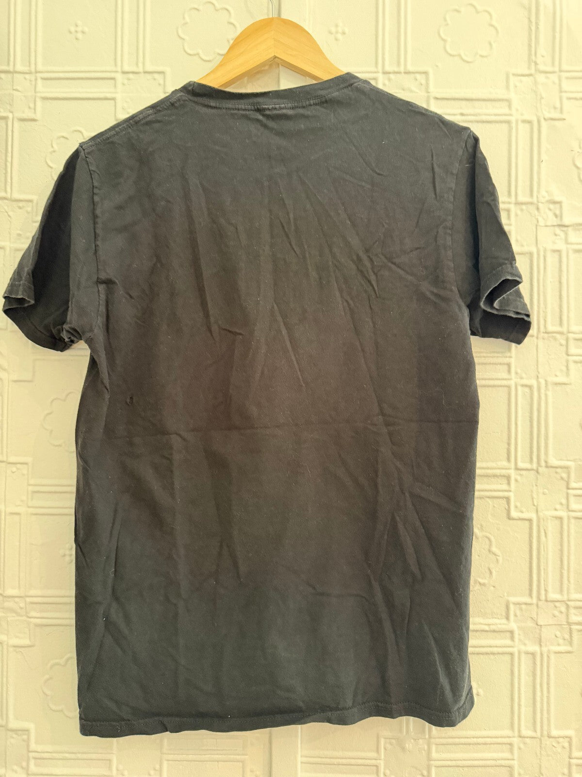 Nirvana Smiley Face Graphic Tee Black Size Medium