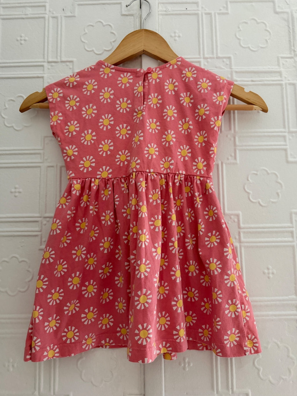 Primary Kids Pink Sun Print Dress Size 3