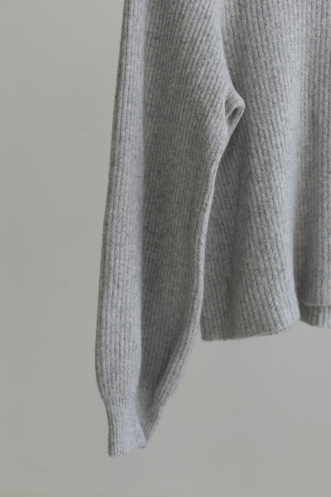 J.Crew Extra-Soft Ribbed Crewneck Knit Sweater Heather Gray XL