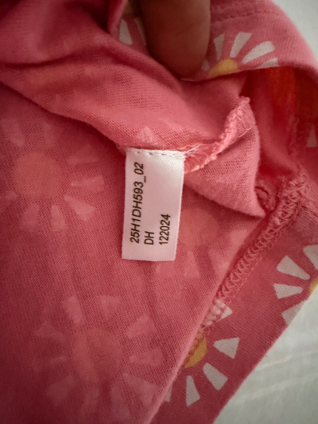 Primary Kids Pink Sun Print Dress Size 3