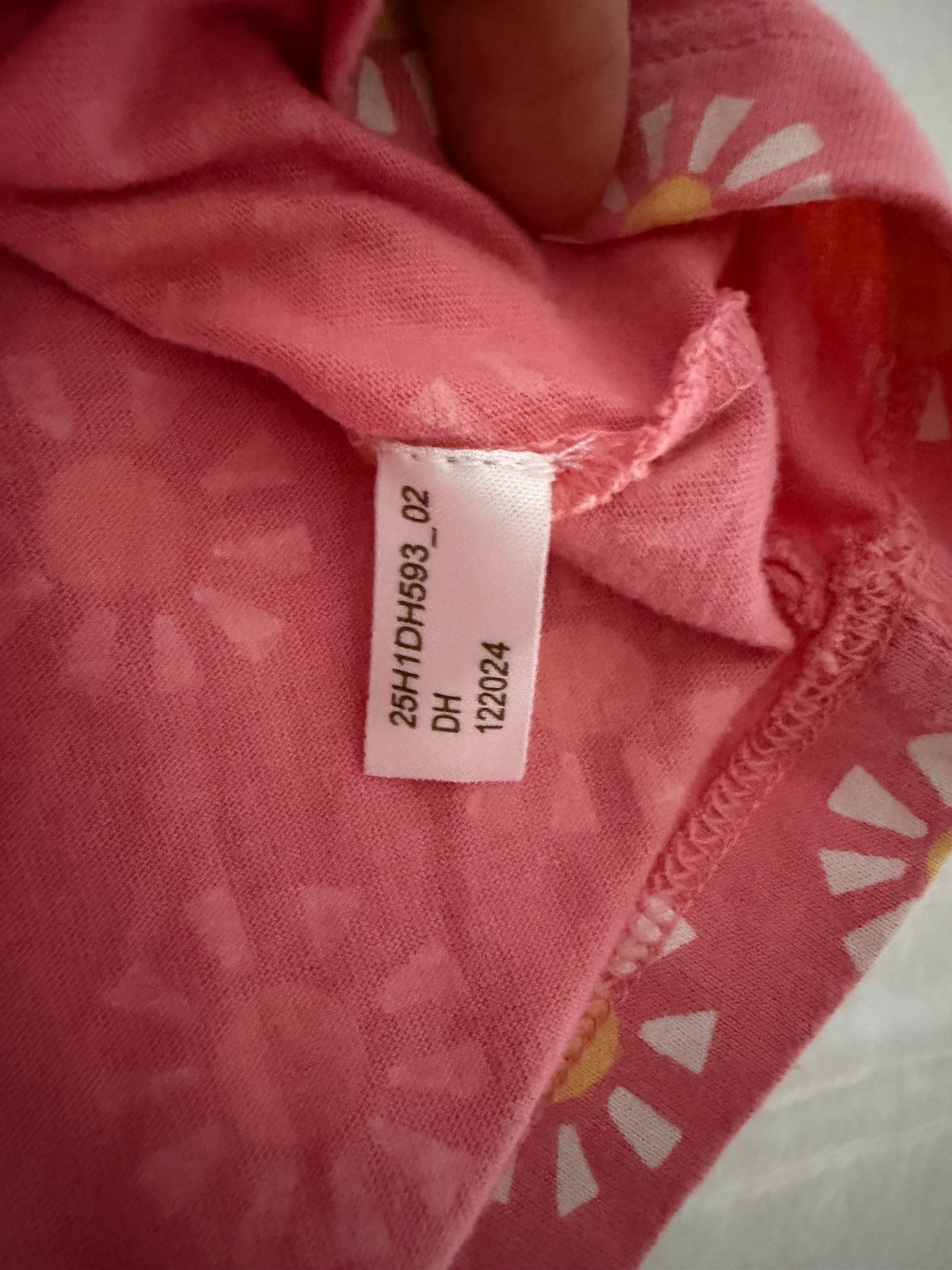 Primary Kids Pink Sun Print Dress Size 3