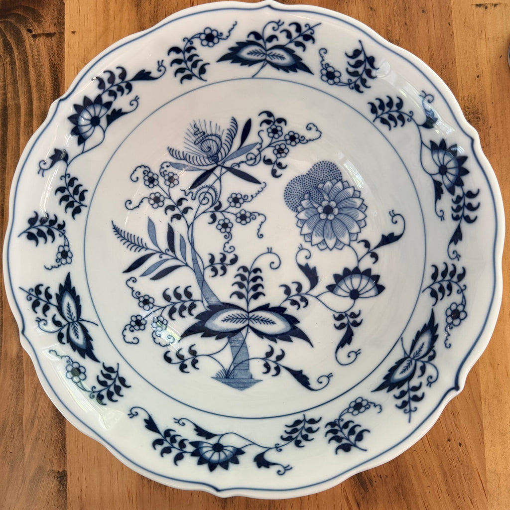 Vintage Blue Danube Fine China - 9" Scalloped Vegetable Bowl
