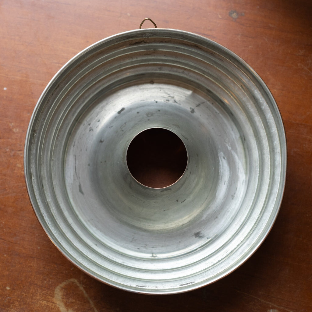 Vintage Copper Jelly Mold with Hanging Loop
