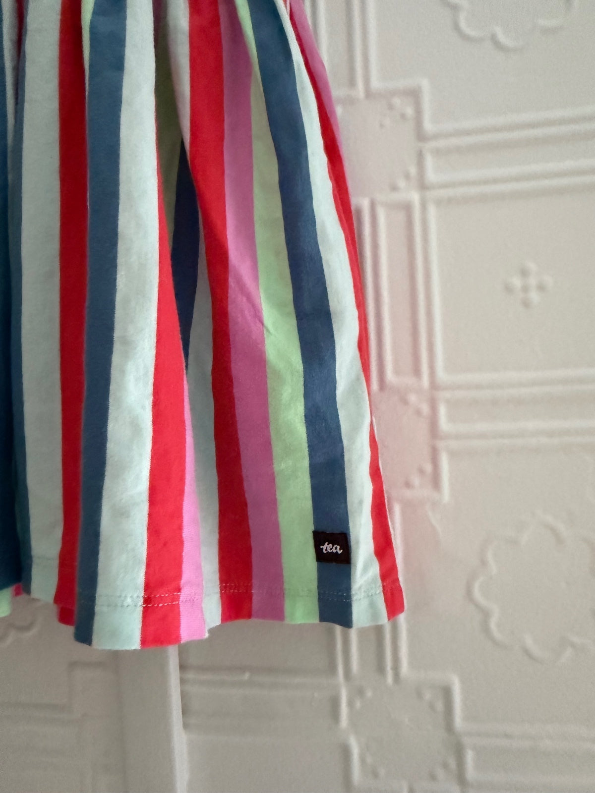 NWT Tea Collection Cross-Back Striped Twirl Dress 3T