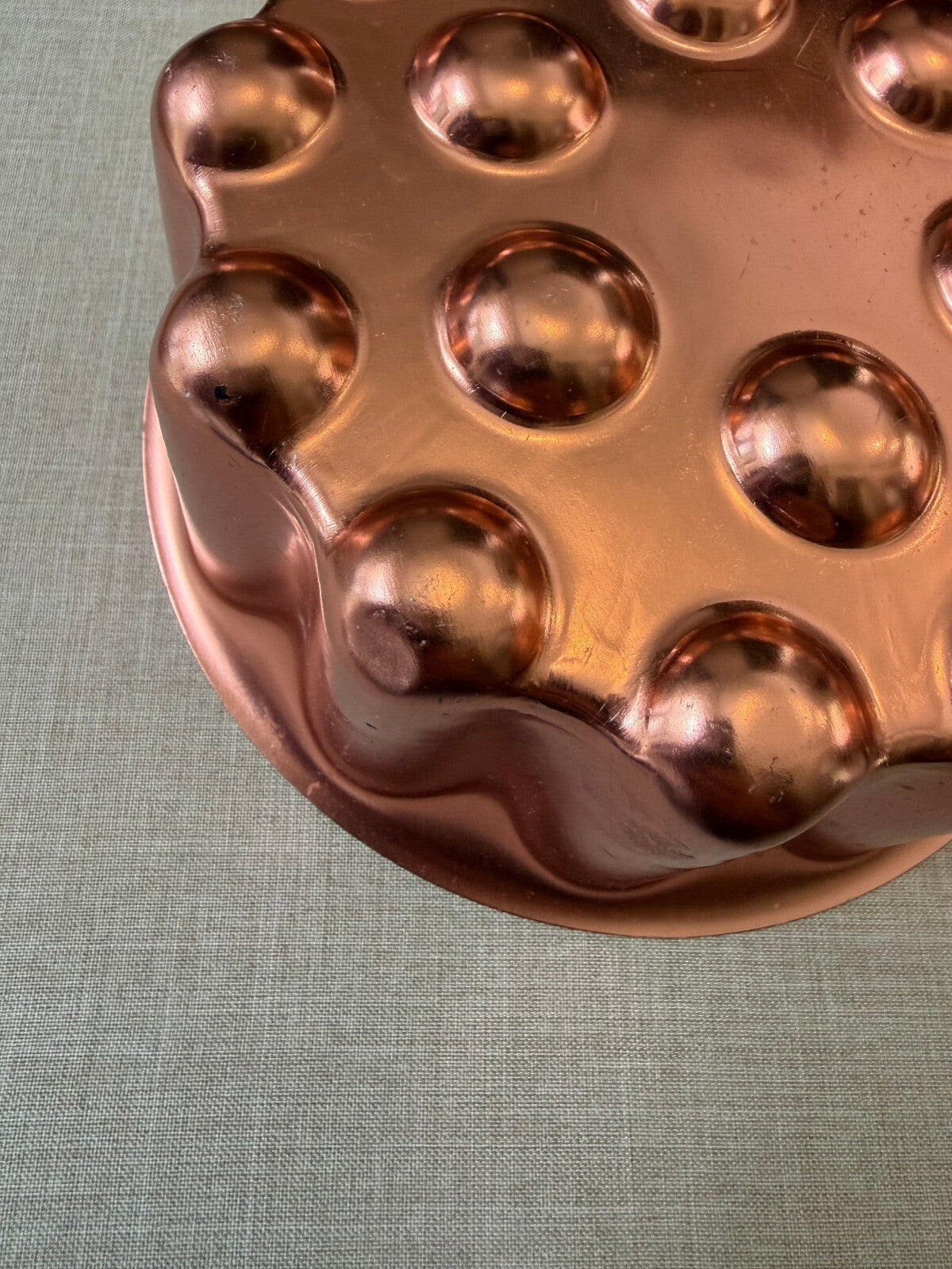 Vintage Copper Mold Round Bubble Design Wall Hanging Decor