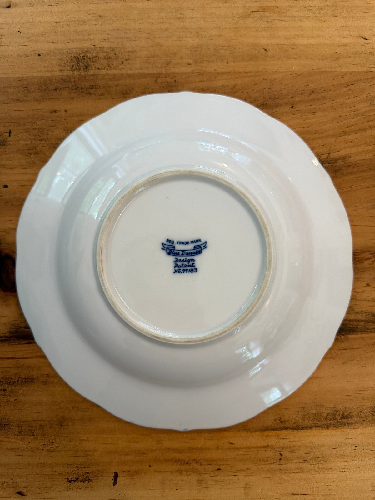 Vintage Blue Danube Fine China - 8.5" Salad / Dessert Plate