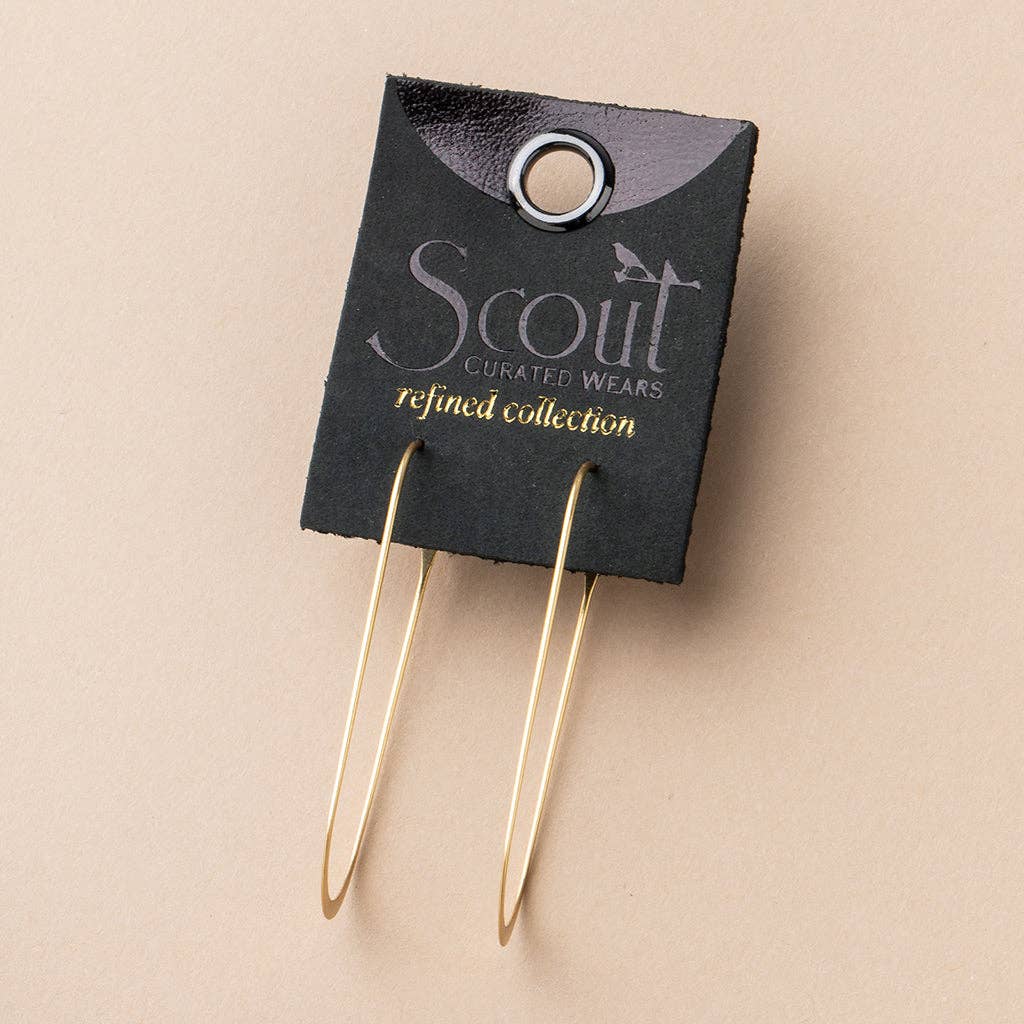 Refined Earring Collection - Cosmic Oval/Gold