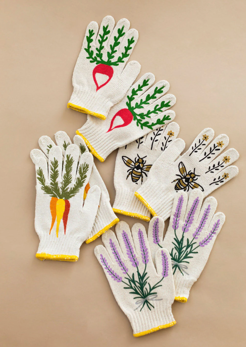 Screen Printed Gardening Gloves