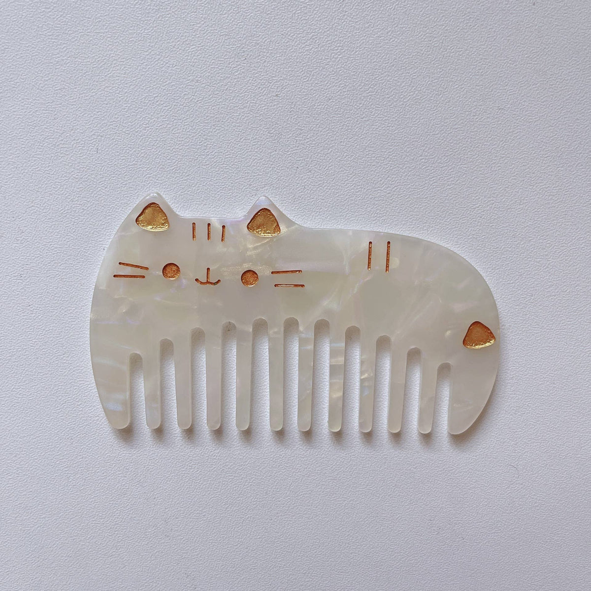 Cute Cat Wide Tooth Comb - Mini