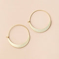 Refined Earring Collection - Crescent Hoop/Gold
